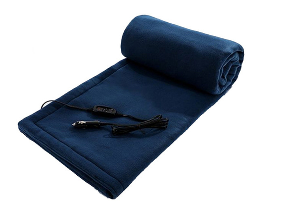 Flannel Custom 150x110cm Heated Shawl / Electric Heated Throw Blanket Winter For Car