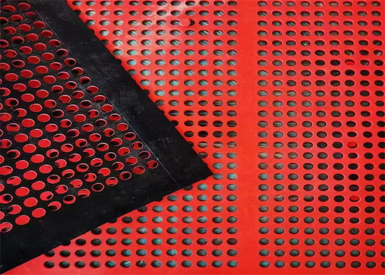 high anti-abration rubber self-cleaning screen for mining screening