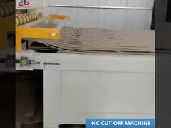 15.5KW Mesin Kardus Corrugated NC Cut Off Helical Knife Mesin