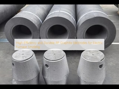 Elektrod Grafit RP Efisiensi Tinggi dan awet untuk Peleburan Tungku Listrik