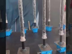 Manual Base Rotating Reduction Lift / Transmission Worm Gear Screw Jack