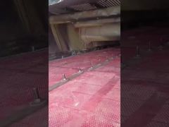 Panel layar karet merah-hitam