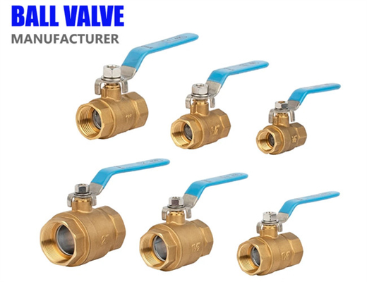 Pressure Reducing JIS 1 Inch Brass Ball Valve Industrial Radiator Water Gas Control