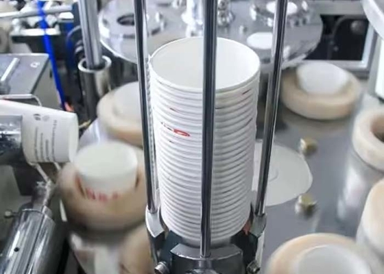 Pulp Molding Machine Ultrasonic Paper Tea Cup Making Machine With Beverages