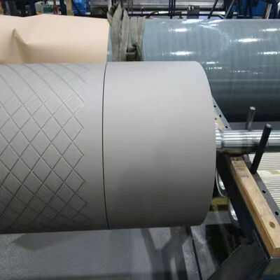 Anti-stick High Friction Coating Carbon Fiber Contact Roll with Runout 0.1mm Cylindricality 0.1mm and Dynamic Balance G2.5 Level