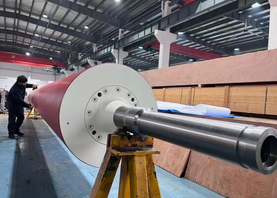 Smooth Surface Rubber Roller for Plastic Film Industry