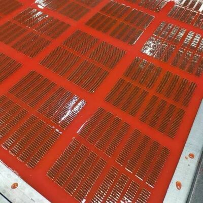 30mm Thickness Polyurethane Screen Mat with 1.5mm Wire Diameter for High Wear Resistance in Mining Dewatering