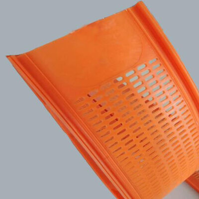 Durable Polyurethane Flip-Flop Panel with 8mm Holes and Self-Cleaning Design for Construction Slag Screening