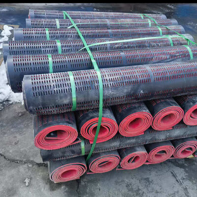 High Anti-Abrasion Round Shape Rubber Screen Mat for Dry Screening and Self-Cleaning