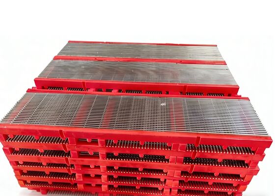 Anti-Clogging Hybrid Polyurethane Stainless Steel Wedge Wire Screen for Environmental Sludge Treatment