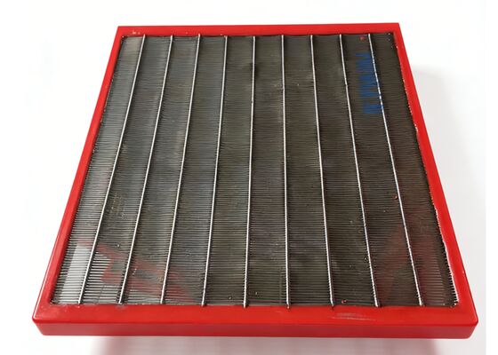 High Load Bearing High Manganese Steel Vibrating Wedge Wire Mining Screen for Mineral Classification