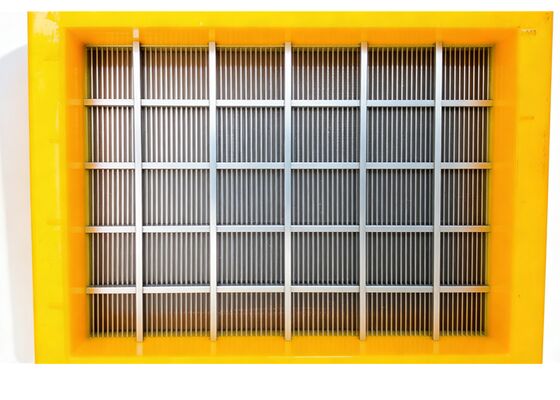 Customizable 3.5m Hopper Size Stainless Steel 316L Wedge Wire Screen for Mining Dewatering