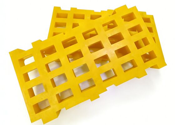 High Open Area Modular Rubber Screen Panel for Optimized Material Stratification Technical