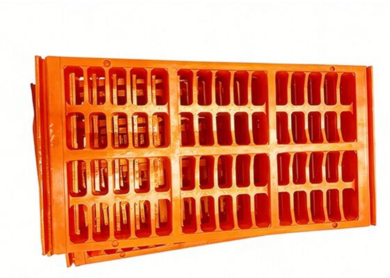 Heavy-Duty Modular Rubber Screen Media with High Open Area for Basalt Processing Technical