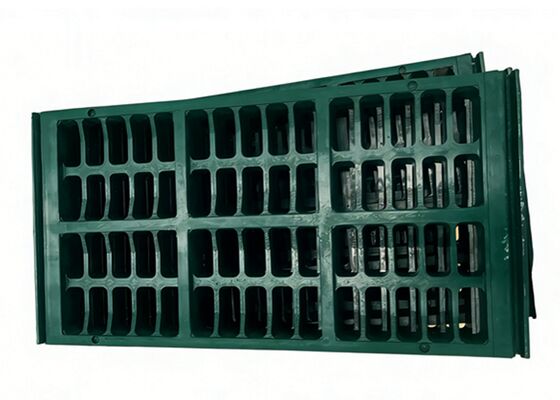Heavy-Duty Modular Rubber Screen Media with High Open Area for Basalt Processing Technical