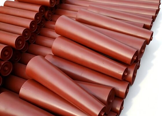 High Load Capacity Carbon Steel Mining Idler with Triple Labyrinth Seal for Bulk Material Handling