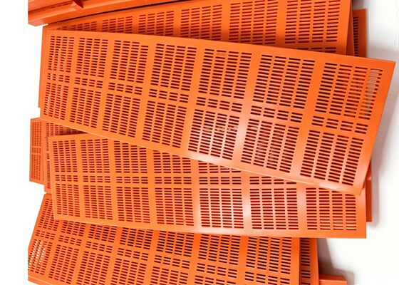 Customized 305x610mm Polyurethane Modular Screen Panel for Heavy Duty Vibrating Decks