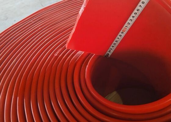 PU Conveyor Side Skirting Flexible Polyurethane Dust Suppression Conveyor Parts