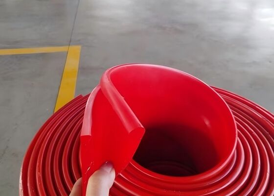 Polyurethane Conveyor Skirting Board Orange Color Impact Resistant Mining Conveyor