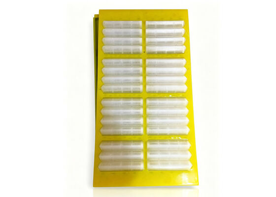High-Elastic Anti-Clogging Polyurethane Screen with Randomized Tensioned Cords for Fine Sizing