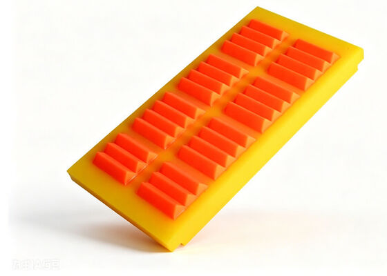 High-Elastic Anti-Clogging Polyurethane Screen with Randomized Tensioned Cords for Fine Sizing