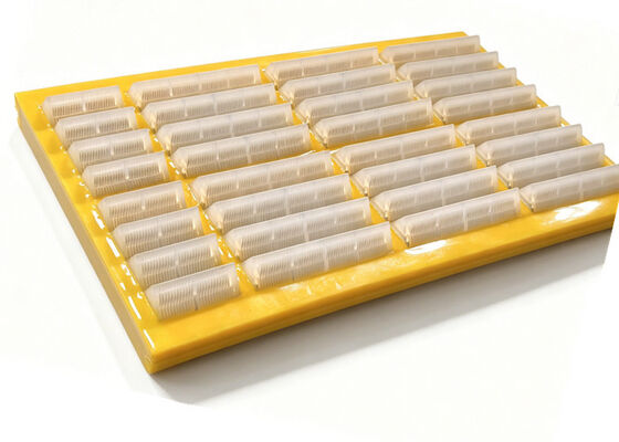 Modular Pin Type Polyurethane Dewatering Screen Panel with Standard 305x610mm Dimensions