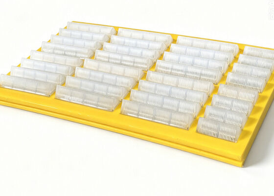 MDS Series Modular Polyurethane Dewatering Screen Panel with 45mm Thickness for Construction Aggregate Washing The MDS