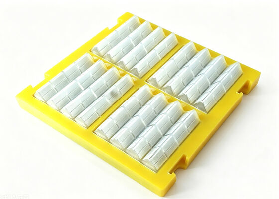Durable Polyurethane Anti-Blocking Screen Panel with Randomized Tensioned Cords for Wet Fine Sizing