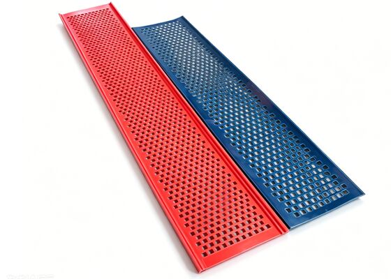 Reinforced Edge Polyurethane Tensioned Mats for Heavy Duty Quarrying