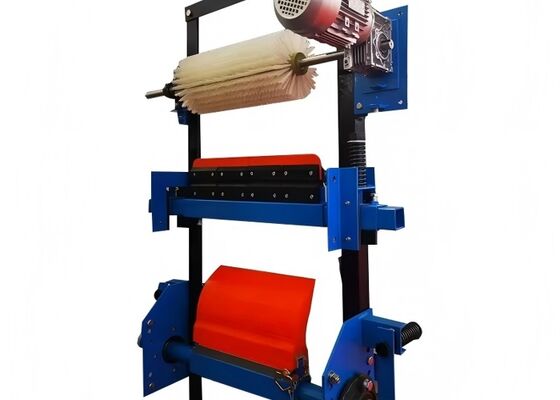 PU Conveyor Belt Cleaner Secondary Scraper Blue Blade Corrosion Resistant Structure