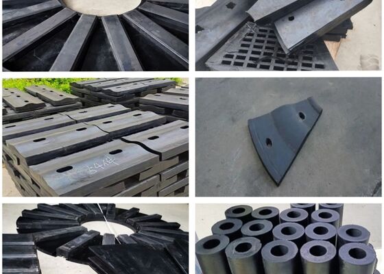 Rubber Liners for Ball Mill Lightweight Design 25-100mm Thickness For Mineral Processing Plant