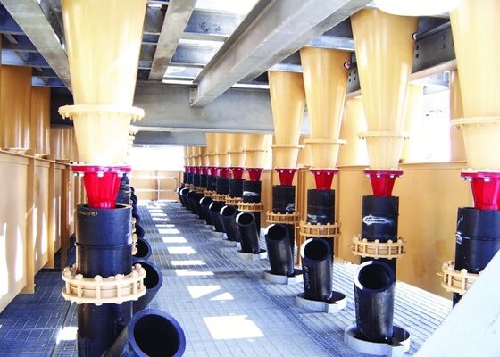 Mining Hydrocyclone Separator Ceramic Rubber Lined Cyclone For Fine Sand Recovery System