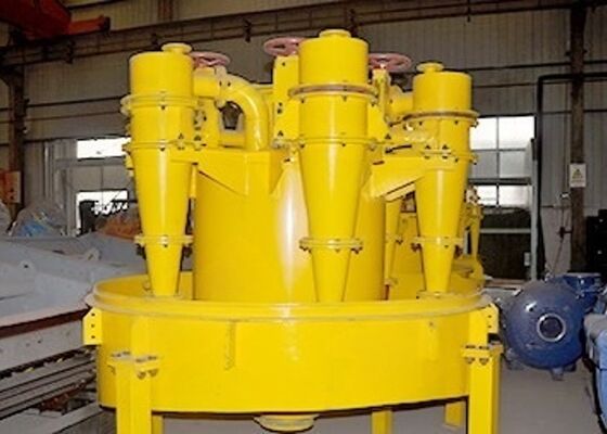 High Density PU Lined Hydrocyclone For Copper Ore Slurry Separation And Grading