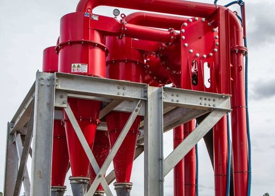 Wear Resistant Mining Hydrocyclone Separator with Centrifugal Separation and 40-100m3/h Capacity