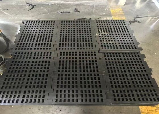 Self Cleaning Mining Rubber Screen Panel for Sticky Materials