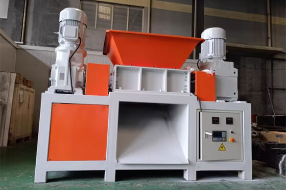 40-80mm Output Double Shaft Shredder with Screen Mesh