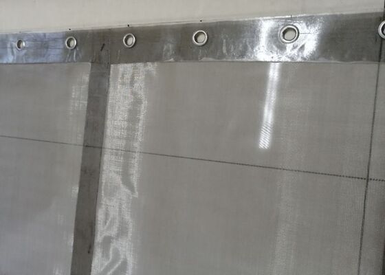 Rotex Replacement Grommet Screen 316 Stainless Steel Canvas Edge Mining Applications