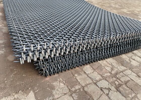 High Strength Manganese Steel Quarry Screen Mesh for Sand Gravel and Aggregate Separation
