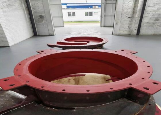 Wear Resistant Rubber Liner and Bolt Fixed Wear Resistant Rubber Sheet with 80 Shore A Hardness for Mining