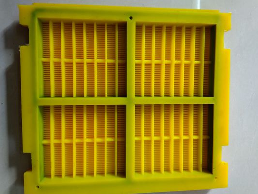 Polyurethane Screen Mat with 0.125mm Aperture and 305x305mm Dimension for Sand Dewatering
