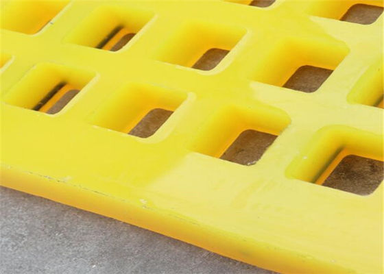 5mm - 50mm Aperture Polyurethane Screen Panel with Embedded Steel Frame for Mining