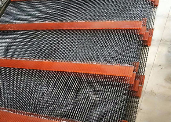Anti Blocking Self Cleaning Steel Screen Mesh with Round Wavy Wires for Mining Industry
