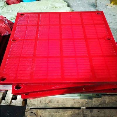 WS 85 Modular Polyurethane Screen Panel 305x305mm 0.075mm Seam Wear-Resistant for Coal Mine Dewatering