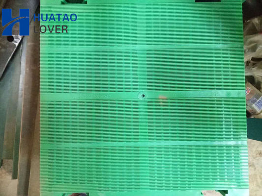 0.1mm Aperture PU Dewatering Screen Panel with Steel Frame and Polyurethane Surface for Sand Dewatering