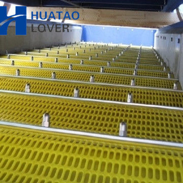 Polyurethane Flip Flop Screen Mats with Customizable Aperture for Universal Fit in Vibrating Screen Media