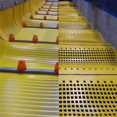 Polyurethane Flip Flow Screen Mats for Moisture-Resistant Vibratory Screening with Customizable Aperture Shapes