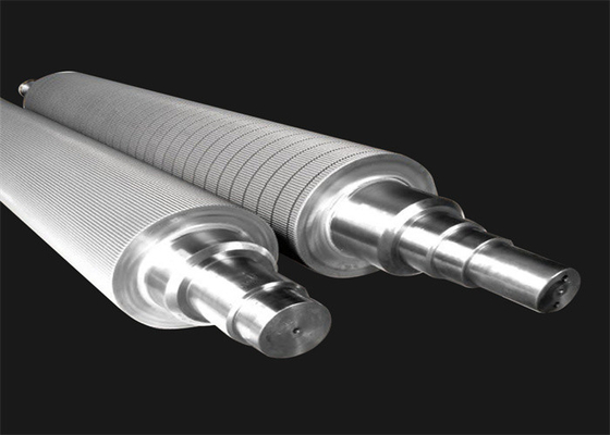 Tungsten Carbide Peripheral Heating Corrugating Roll Untuk Pembuatan Kertas Bergelombang