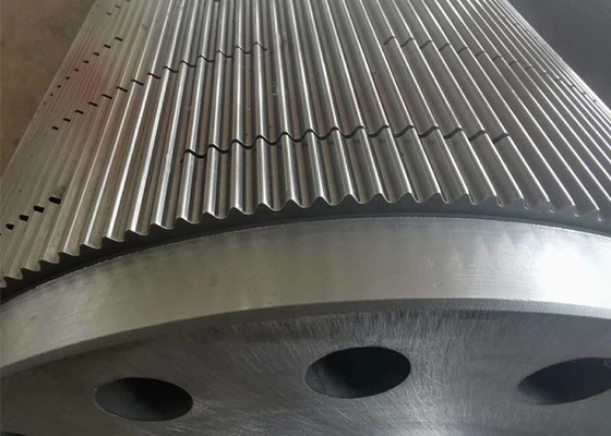 A/C/B/E/F Flute Type Chrome Plated Corrugating Roller Untuk Mesin Bergelombang