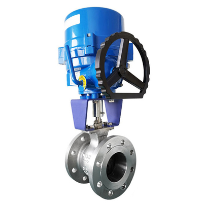 25-300mm V Type Ball Valve Shear Force Bantalan Ganda