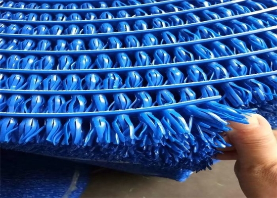 1m X 16m PE Permukaan warna biru emas karpet panning untuk pertambangan emas